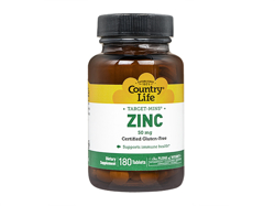 WN(Zinc) (Country Life LLC) 50mg 180
