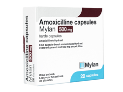 アモキシシリン(Amoxycillin) Mylan 500mg 20カプセル