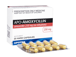 アモキシシリン(APO-Amoxycillin) 250mg 20カプセル
