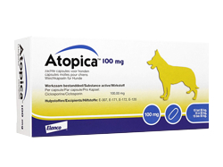 アトピカ(Atopica) 100mg 小型犬用(15kg〜55kg) 
