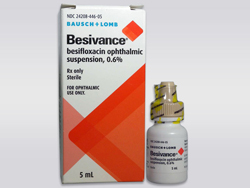 ベシバンス（Besivance）点眼液 0.6%（ベシフロキサシン点眼液）