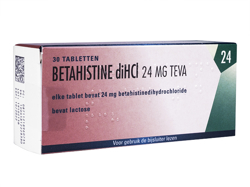 ベタヒスチン二塩酸塩(Betahistine Dihydrochloride) Teva 24mg