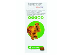 uxNg(Bravecto) 500mg ^p(10kg-20kg)