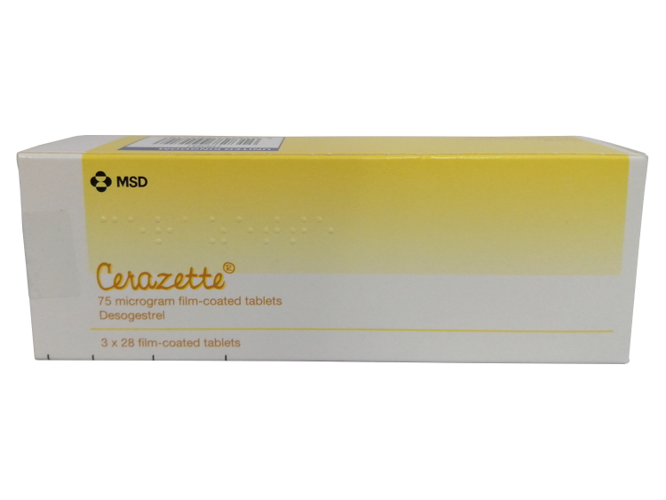 セラゼッタ(Cerazette) 0.075mg デソゲストレル 84錠/1箱