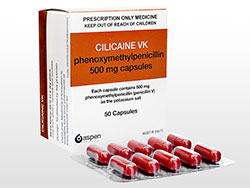 シリカイン(Cilicaine) VK フェノキシメチルペニシリン 500mg