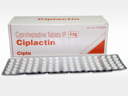 シプラクチン(Ciplactin) ペリアクチンジェネリック 4mg