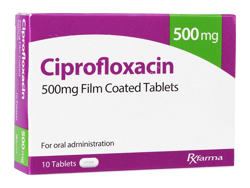 �V�v���t���L�T�V��(Ciprofloxacin) 500mg RxFarma�А� �ʃp�b�P�[�W �V�v���L�T���W�F�l���b�N
