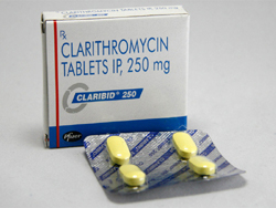 クラリスロマイシン(Claribid）250mg
