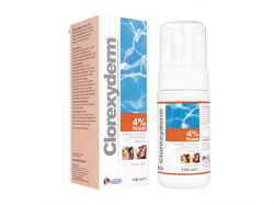 クロレキシダーム(Clorexyderm)フォーム 4% 犬猫用 200ml グルコン酸クロルヘキシジン