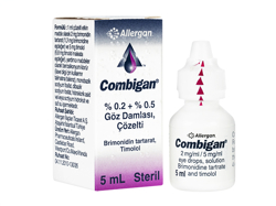 コンビガン(Combigan)点眼液 0.2%/0.5% ブリモニジン酒石酸塩 チモロールマレイン酸塩
