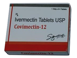 コビメクチン(Covimectin) 12mg イベルメクチン 4錠/1箱