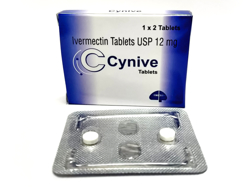 サイニブ(Cynive) 12mg イベルメクチン 2錠/1箱