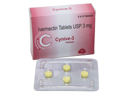 サイニブ(Cynive) 3mg イベルメクチン 12錠/1箱
