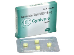 サイニブ(Cynive) 6mg イベルメクチン 4錠/1箱