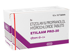 エチラームプロ（デパスジェネリック複合剤）(Etilaam Pro）２０