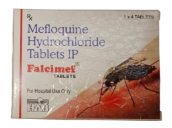 ファルシメフ(Falcimef) 250mg 4錠/1箱 メフロキン塩酸塩