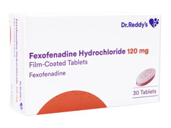 フェキソフェナジン(Fexofenadine) 120mg Dr. Reddy's社製