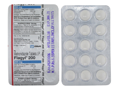 フラジール(Flagyl) 200mg メトロニダゾール 15錠/1シート