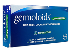 (Germoloids)トリプルアクション座薬(Triple Action Suppositories) 25ml