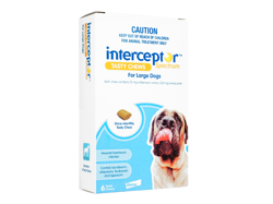 インターセプターSチュアブル(Interceptor Spectrum Chews) 大型犬用(22kg〜45kg)