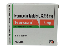 イベルスカブ(Iverscab) DT 6mg イベルメクチン 4錠/1箱