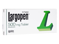 ラルゴペン(Largopen) 500mg アモキシシリン 16錠/1箱