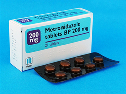 メトロニタゾール(Metronidazole) 200mg Mylan社製