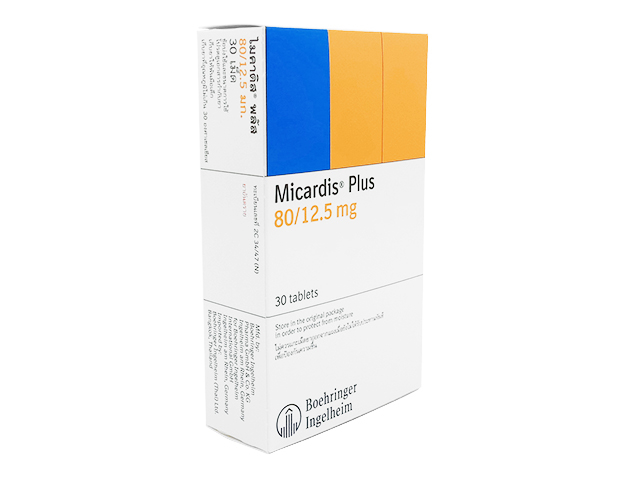 ミカルディスプラス(Micardis Plus) 80mg/12.5mg 30錠 1箱