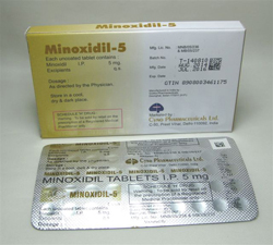 ミノキシジル 5mg（Minoxidil）裏面