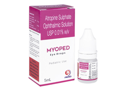 マイオウプド点眼液(Myoped Eye Drops) 0.01% アトロピン硫酸塩水和物点眼液