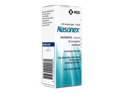 ナゾネックス点鼻液（Nasonex Nasal Spray) 50mcg MSD オランダ製