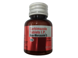 ネオ・メルカゾール(Neo-Mercazole) カルビマゾール 5mg 120錠 1ボトル