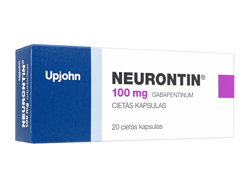 ニューロチン(Neurontin) 100mg ガバペン海外市場向け