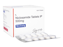 ニクロシグ(Niclosig) 500mg 100錠/1箱 ニクロサミド