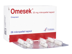 オメセック(Omesek) 20mg 28カプセル 1箱 オメプラゾールジェネリック