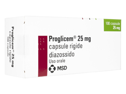 プログリセム(Proglicem) 25mg ジアゾキシドカプセル