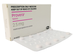 vx(Provera) 2.5mg 30/1 COs