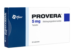 プロベラ(Provera) 5mg 30錠/1箱 海外市場向け