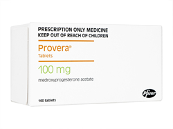 vx(Provera) 100mg 100/1 COs