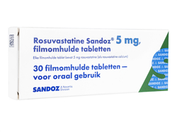 ロスバスタチン(Rosuvastatin) Sandoz 5mg クレストールジェネリック