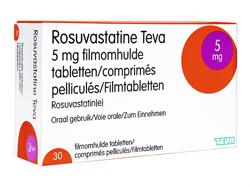ロスバスタチン(Rosuvastatin) TEVA 5mg クレストールジェネリック