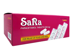 サラ(SaRa) 500mg パラセタモール 200錠