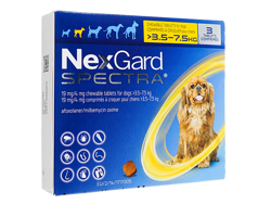 ネクスガードスペクトラ(NexGard Spectra) 小型犬用(3.5〜7.5kg)