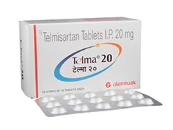 Telmisartanie~T^) e} (Telma) 20mg