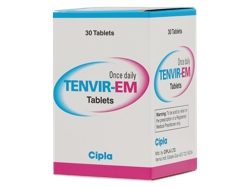 テンビルEM(Tenvir-EM) 30錠 1箱 ツルバダ配合錠ジェネリック