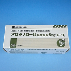 アロチノロール塩酸塩錠5mg「トーワ」 100錠 1箱