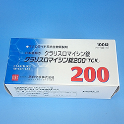クラリスロマイシン錠 200「TCK」100錠 1箱