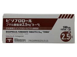 ビソプロロールフマル酸塩錠2.5mg「トーワ」 100錠 1箱