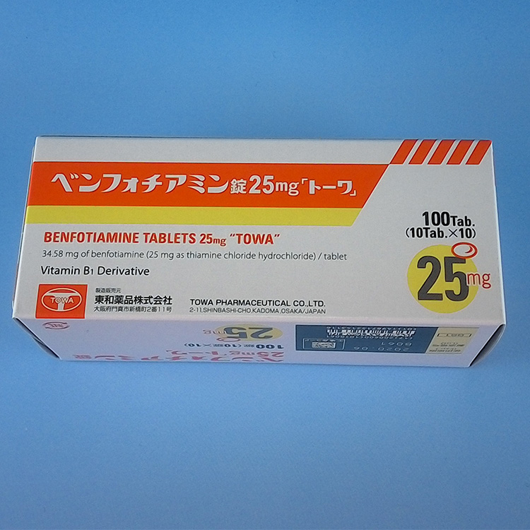 フォ チアミン ベン ベンフォチアミン錠２５ｍｇ「トーワ」の添付文書