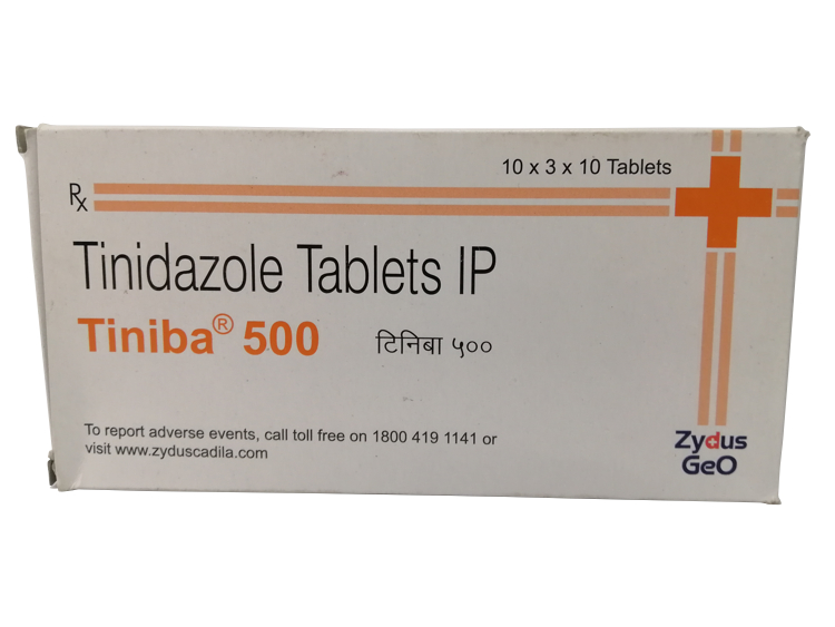 チニバ(Tiniba) 500mg チニダゾール 300錠 1箱
